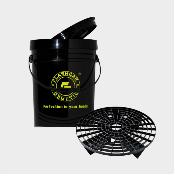 Seau Detailing 20 L + Grille – Lavage auto sans rayures | Flashcar