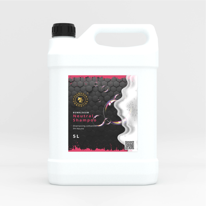 Bubblegum Neutral Shampoo – Shampoing PH neutre moussant | Flashcar